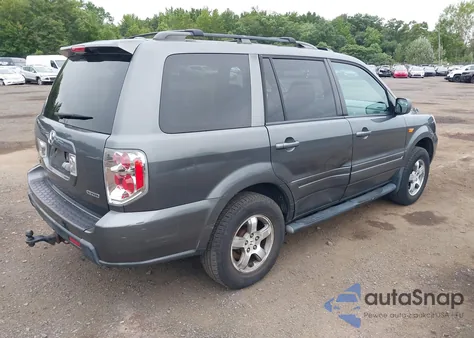 2007 Honda Pilot Ex-L из США, поврежденный, VIN 2HKYF18747H538657